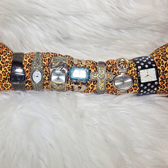 Chico's Other - Women's Lot of 7 Cuff Wristwatches Mixed Styles Untested
